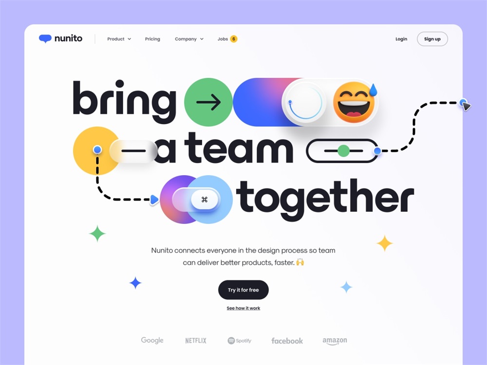 從 Dribbble 高贊的 828 個作品中，總結(jié)出 2022 設(shè)計趨勢