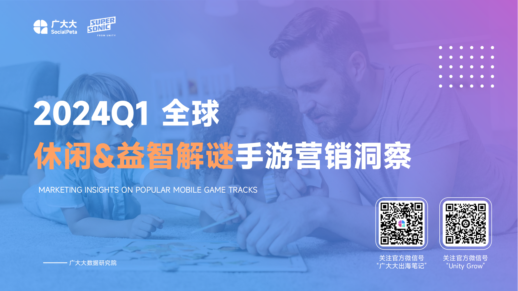 廣大大&Supersonic：2024Q1全球休閑&益智解謎手游營銷洞察