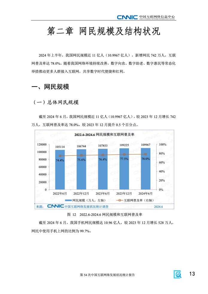 第54次中國互聯網絡發(fā)展狀況統(tǒng)計報告(圖19)